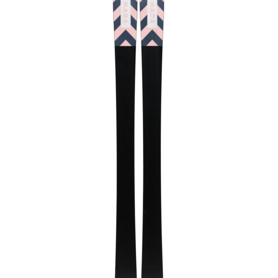 Armada Women's Relience 92 TI Skis 2025 - A pair of skis with a pink and black chevron pattern on top, featuring a white logo that reads "ARMADA" in all caps.