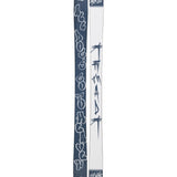 Armada BDOG Skis 2025 - White skis with a black and white graffiti-style design featuring a dog's head, paw print, and "BDog" written in bubble letters.