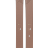 Two Armada ARV 106 Ti skis, clay tan, side-by-side full length