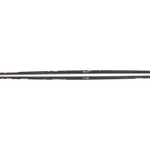 Women's skis, black and gray camo, long side view of two skis
