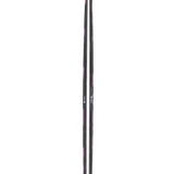 Women's ski by Armada with purple camo graphic and black tips, side view