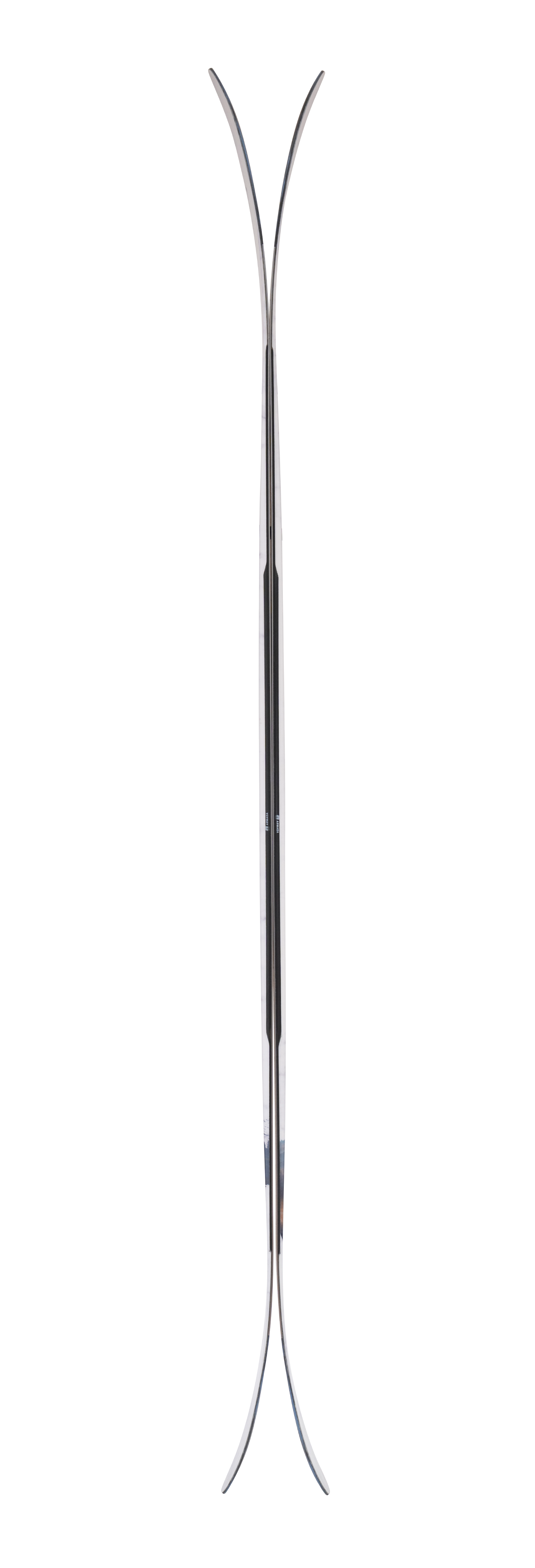 Armada Whitewalker 108 skis, white graphic, side view