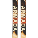 Armada EDOLLO '91 skis, black with fiery orange graphics and ARMADA text