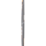 One ski from Armada EDOLLO '91 set, slim black deck with silver edges and stripe graphics
