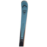 Rossignol Arcade 88 Skis 2025 - A pair of blue skis with a black logo and text on top, featuring a distinctive "A" shape at the tip.