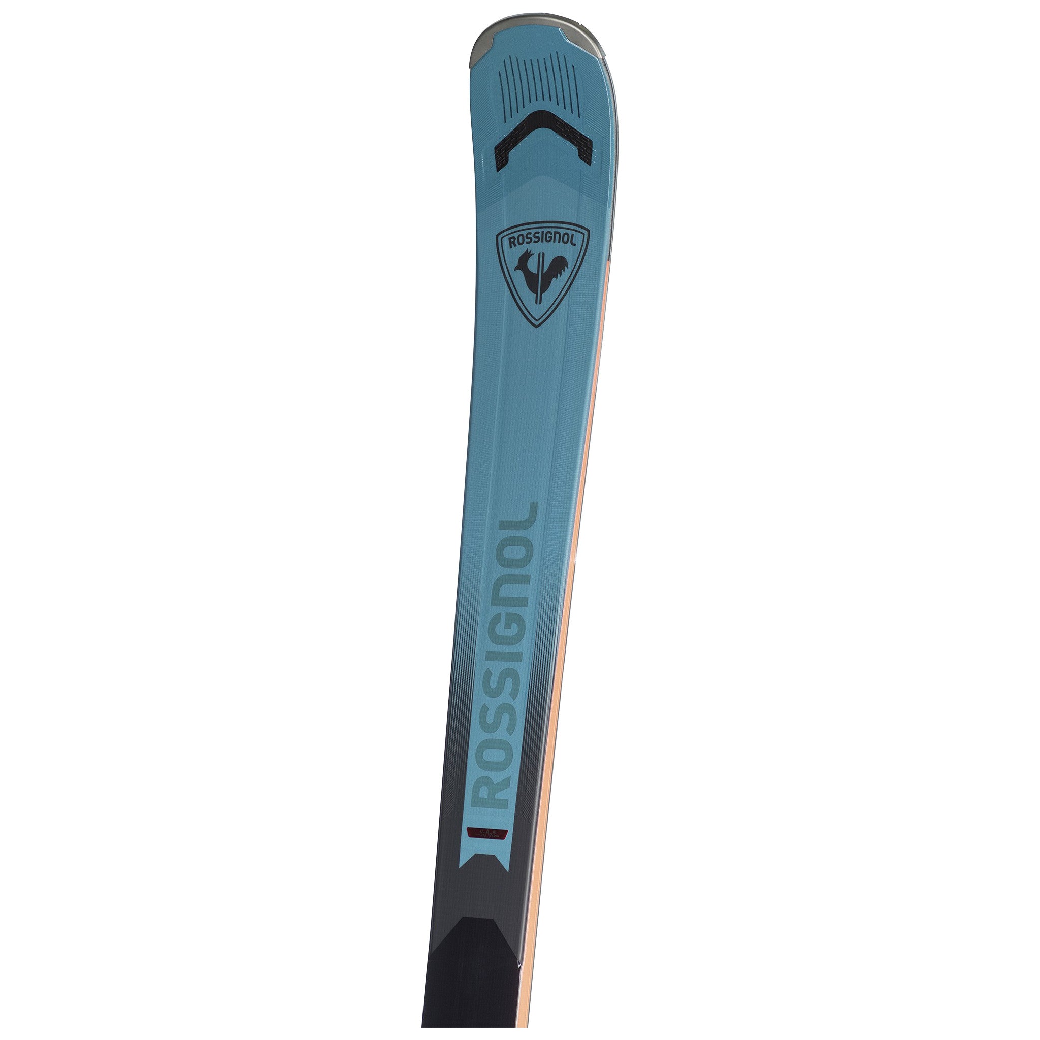 Rossignol Arcade 88 Skis 2025 - A pair of blue skis with a black logo and text on top, featuring a distinctive "A" shape at the tip.