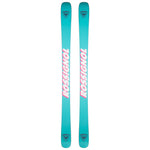 Rossignol Super BlackOps 98 Skis 2025 - A pair of skis with a black base and white lettering that reads "Super BlackOps" on the top sheet, featuring a distinctive logo at the tip.