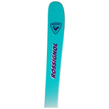 Rossignol Super BlackOps 98 Skis 2025 - A pair of skis with a black and white color scheme, featuring a distinctive logo on the top.