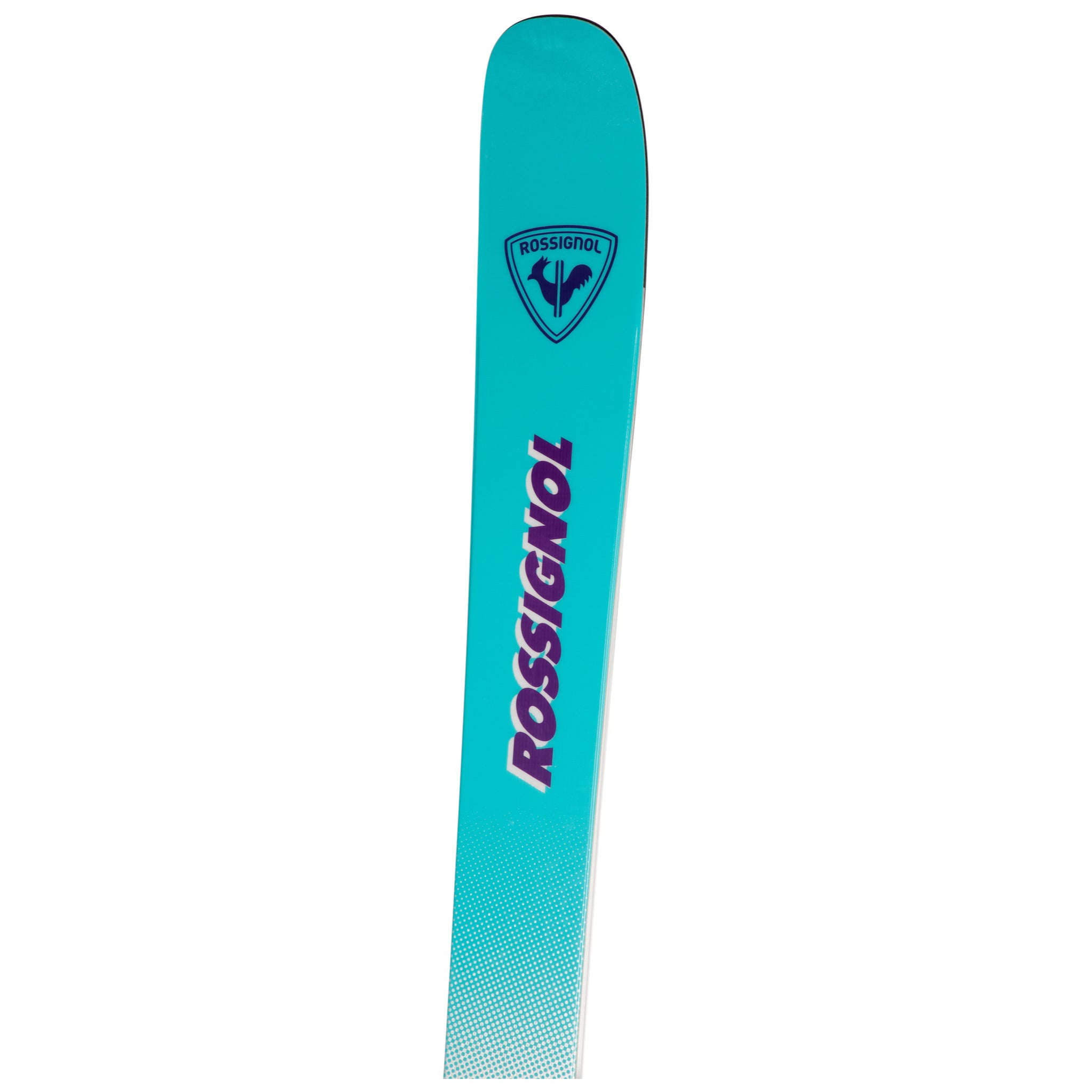Rossignol Super BlackOps 98 Skis 2025 - A pair of skis with a black and white color scheme, featuring a distinctive logo on the top.