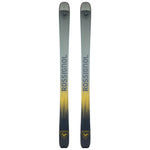 Rossignol Sender Soul 102 Skis 2025 - A pair of skis with a gray and yellow gradient color scheme, featuring the Rossignol logo at the tip.