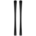 Rossignol Nova 2 Skis with XP10 Bindings - Black skis with a subtle white pattern on the top sheet, featuring rounded tips and a sleek design.