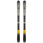 Rossignol - Youths' skis with a yellow and black color scheme, featuring a distinctive "Sender" logo on top.