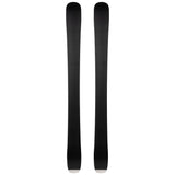 Rossignol Youth Rallybird Soul Pro Skis with XP10 Bindings - 2025 model skis with a sleek black design and subtle white accents on the bindings.