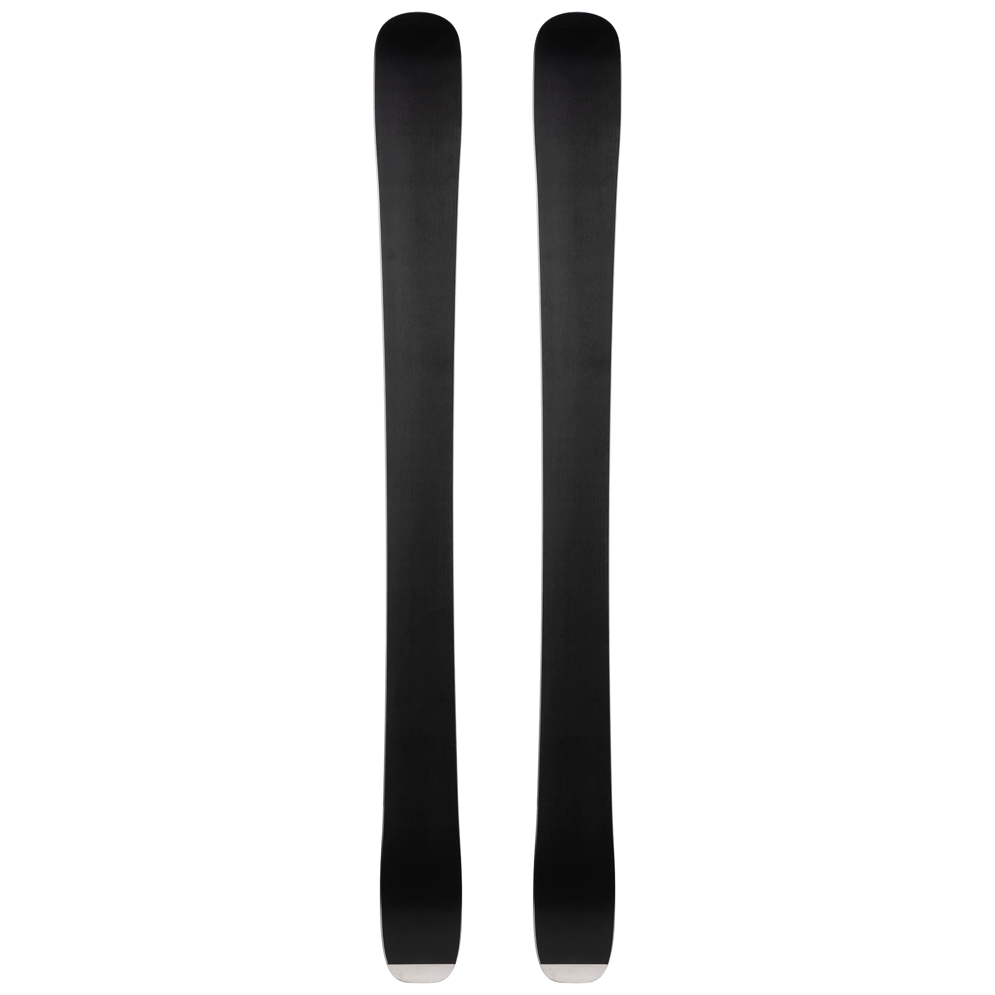 Rossignol Youth Rallybird Soul Pro Skis with XP10 Bindings - 2025 model skis with a sleek black design and subtle white accents on the bindings.