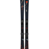 Armada Declivity 88C Skis with EM10 Bindings - Black skis with white and red accents, featuring a distinctive pattern on the top sheet.