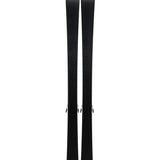 Armada Declivity 88C Skis with EM10 Bindings - A pair of black skis with a subtle white stripe on the top, featuring silver bindings and a sleek design.