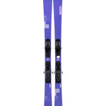 Armada Women's Relience 82 C with EM10 Bindings - A purple ski with white lettering and a geometric pattern on top, featuring black bindings.