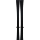 Armada Women's Relience 82 C with EM10 Bindings - A black women's ski with a rounded tip and a slight curve in the middle, featuring two small black bindings near the center.