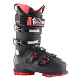 HI-SPEED 130 HV BOOT 2023 - Black ski boot with white and red logos on top strap.