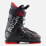 Rossignol EVO 70 HV+ Ski Boots 2025 - Black ski boots with a textured pattern on the side and silver buckles.