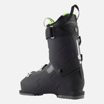 Rossignol Speed 100 HV+ Ski Boot 2025 - A black ski boot with a neon green interior and silver buckles.