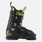 Rossignol Speed 100 HV+ Ski Boot 2025 - Black ski boot with neon green accents and a black strap on top.