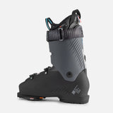Rossignol Hi-Speed Pro 120 MV Ski Boots 2025 - Black ski boots with a textured pattern on the side and silver buckles.