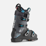 Rossignol Hi-Speed Pro 120 MV Ski Boots 2025 - Black ski boots with a blue logo on the side and silver buckles.