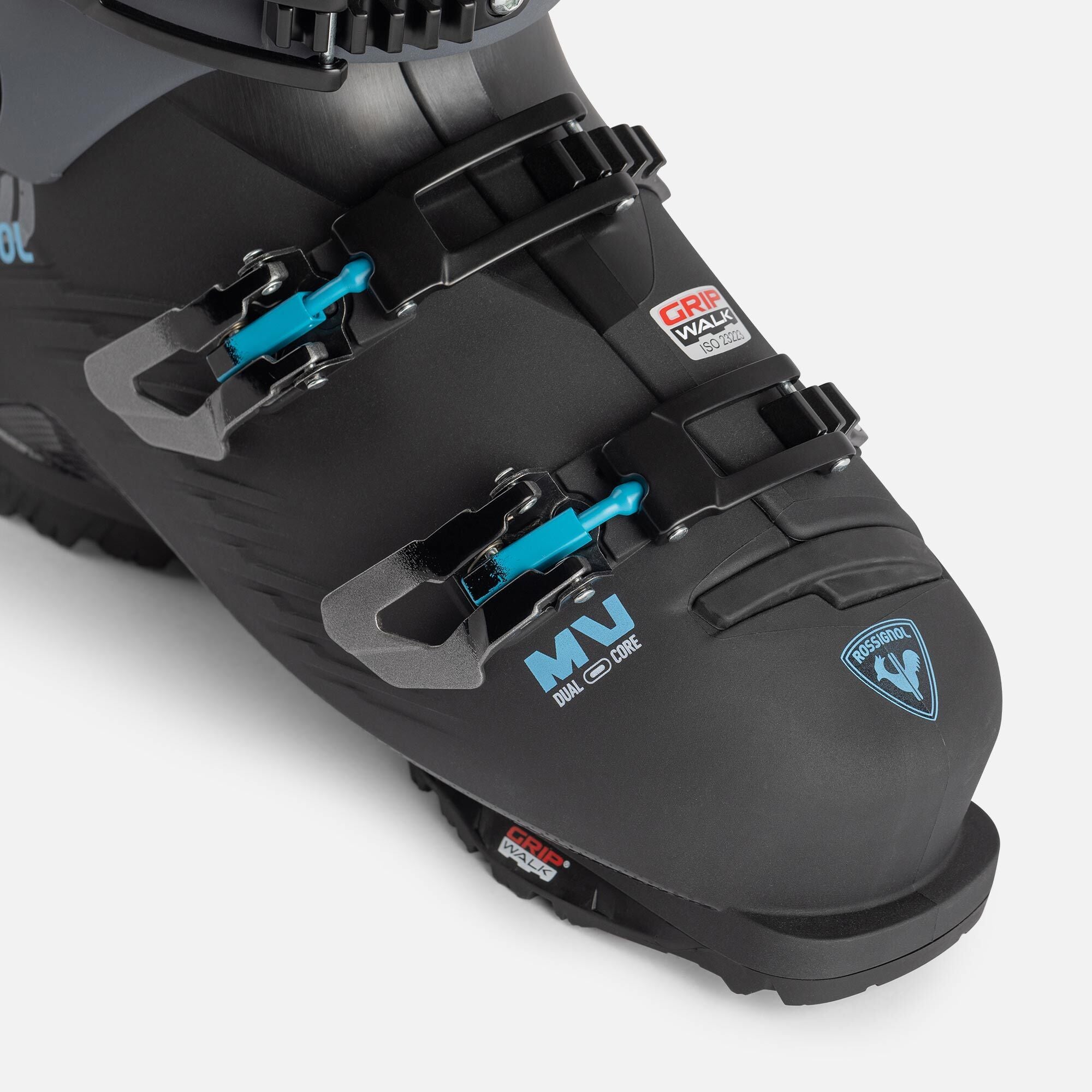 Rossignol - Hi-Speed Pro 120 MV Ski Boots 2025 with a black and blue logo on the side.