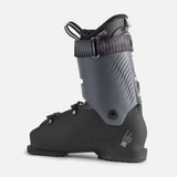 Rossignol Hi-Speed Pro MV 100 Ski Boots 2025 - Black ski boots with silver buckles and a textured, rubber-like material on the toe cap.