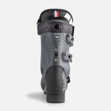 Rossignol Hi-Speed Pro MV 100 Ski Boots 2025 - Black ski boots with white logos and buckles.