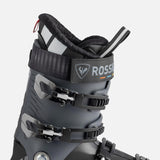 Rossignol Hi-Speed Pro MV 100 Ski Boots 2025 - Black ski boots with a textured pattern on the side and silver buckles.