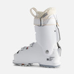 Rossignol Women's Vizion Pro 80 Ski Boot 2025 - White ski boot with a silver buckle on the side.