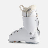 Rossignol Women's Vizion Pro 80 Ski Boot 2025 - White ski boot with a silver buckle on the side.