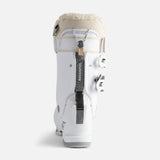 Rossignol Women's Vizion Pro 80 Ski Boot 2023 - A white ski boot with a black strap and silver buckles.