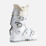Rossignol Women's Vizion Pro 80 Ski Boot 2025 - A white ski boot with a textured pattern on the side and a silver buckle.