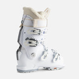 Rossignol Women's Vizion Pro 80 Ski Boot 2025 - A white ski boot with a textured pattern on the side and a silver buckle.