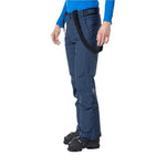 Rossignol Men's Insulated Ski Pant 2025 - A pair of dark blue ski pants with a black belt and two black buttons on the waistband.