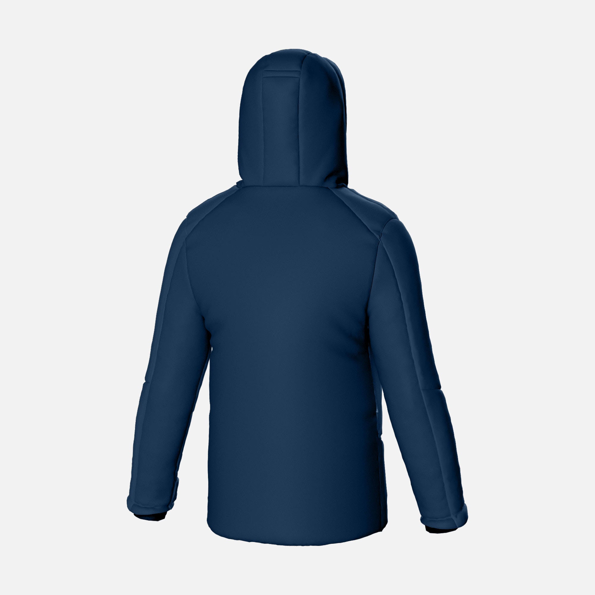 Rossignol Men's Blackside Insulated Jacket 2025 - A black insulated jacket with a hood, featuring zippered pockets and a water-repellent finish.