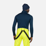 Rossignol Men's Blackside 1/2 Zip Fleece Top - A black fleece top with a zippered front and thumbholes.