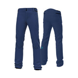 Rossignol Men's Blackside Insulated Pant 2025 - A pair of black insulated ski pants with a zippered pocket on the right thigh and two black buckles at the waist.