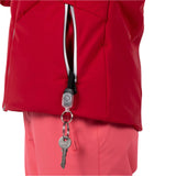 Rossignol Women's Blackside Puffy Jacket - A black puffy jacket with a zipper down the front.