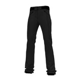 Rossignol Women's Blackside Insulated Pant 2025 - A pair of black ski pants with a subtle pattern on the side and two zippered pockets at the back.