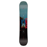 CAPITA Defenders Of Awesome Snowboard 2025 - A blue and black snowboard with a large "DOA" logo in white on top of a mountain graphic.