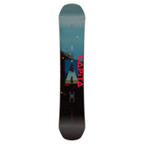 CAPITA Defenders Of Awesome Snowboard 2025 - A blue and black snowboard with a large "DOA" logo in white on top of a mountain graphic.