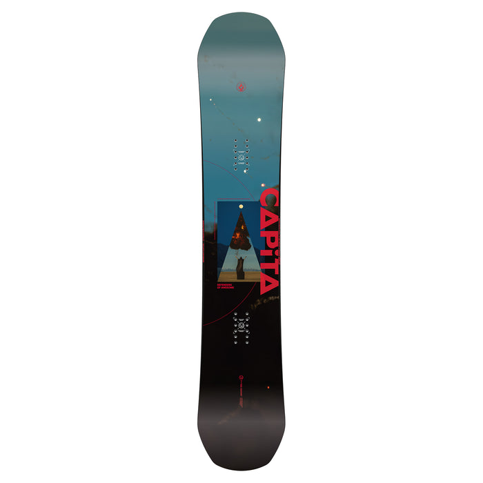 CAPiTA Defenders Of Awesome Snowboard 2025- blue/black angle 1