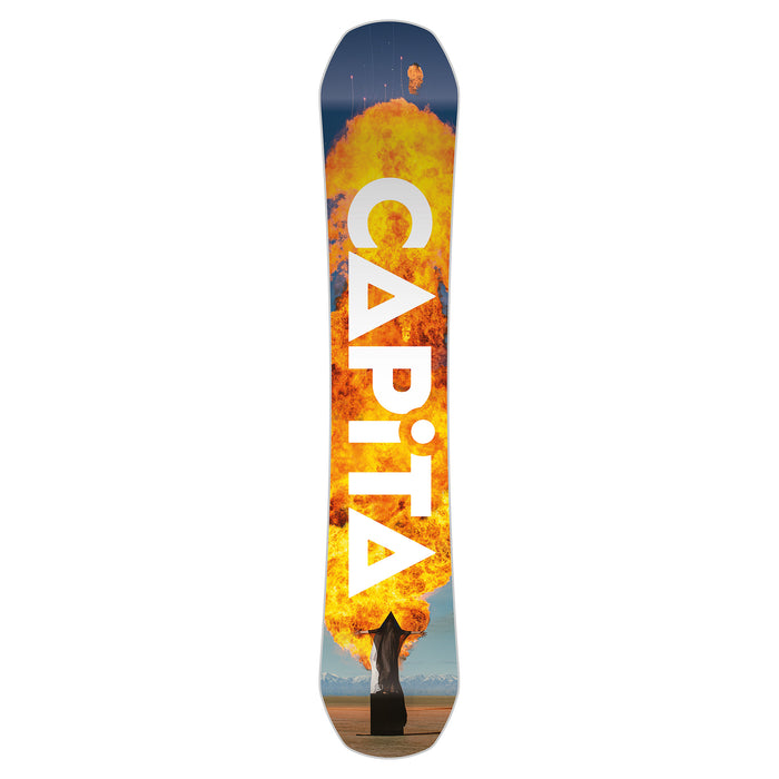 CAPiTA Defenders Of Awesome Snowboard 2025- blue/orange angle 2