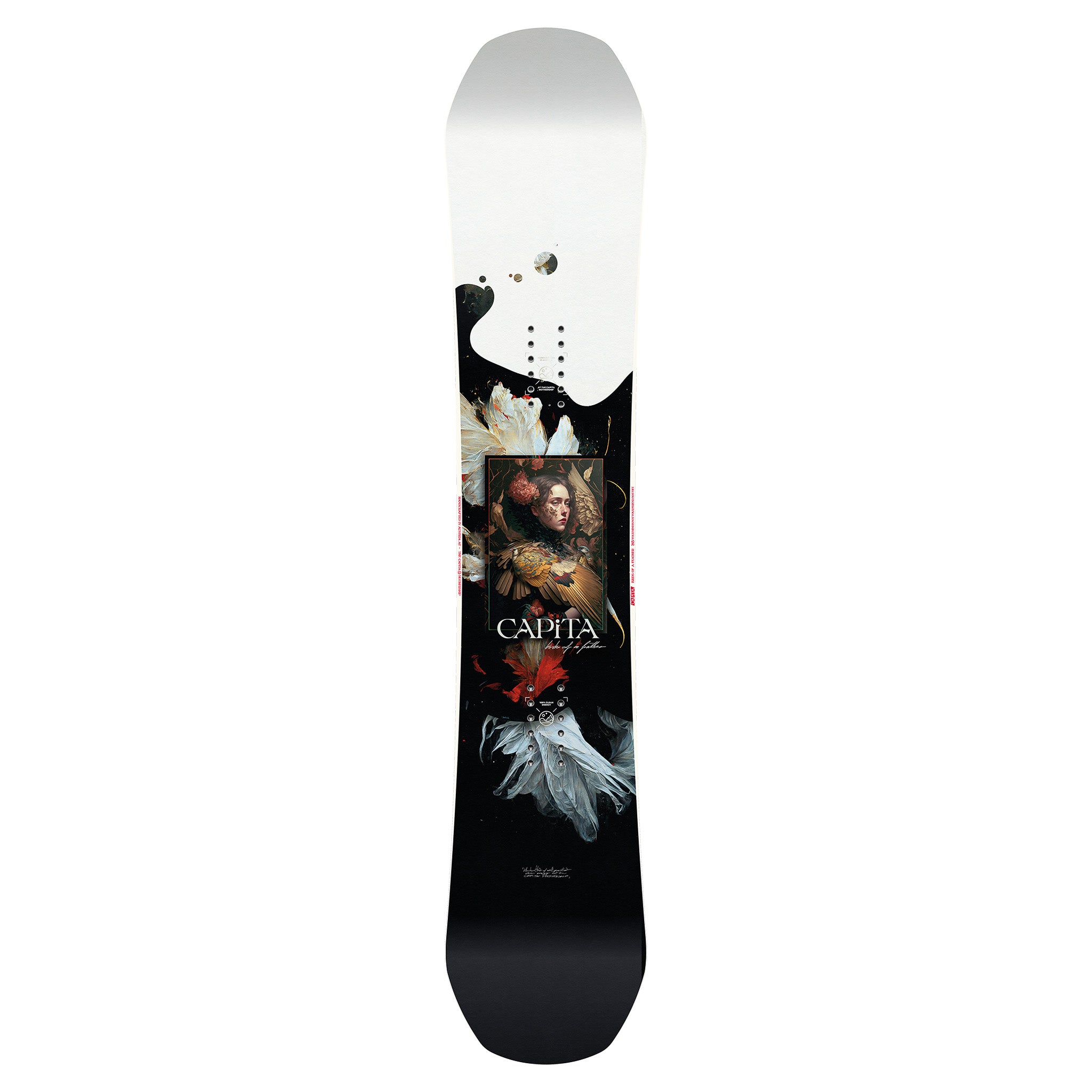 capita birds of a feather snowboard 2017 Women's Demo This next generation design allows you to get the pop and response of a cambered board with all the predictability and easy turn initiation of zero camber or reverse camber shapes Capita Birds of a Feather