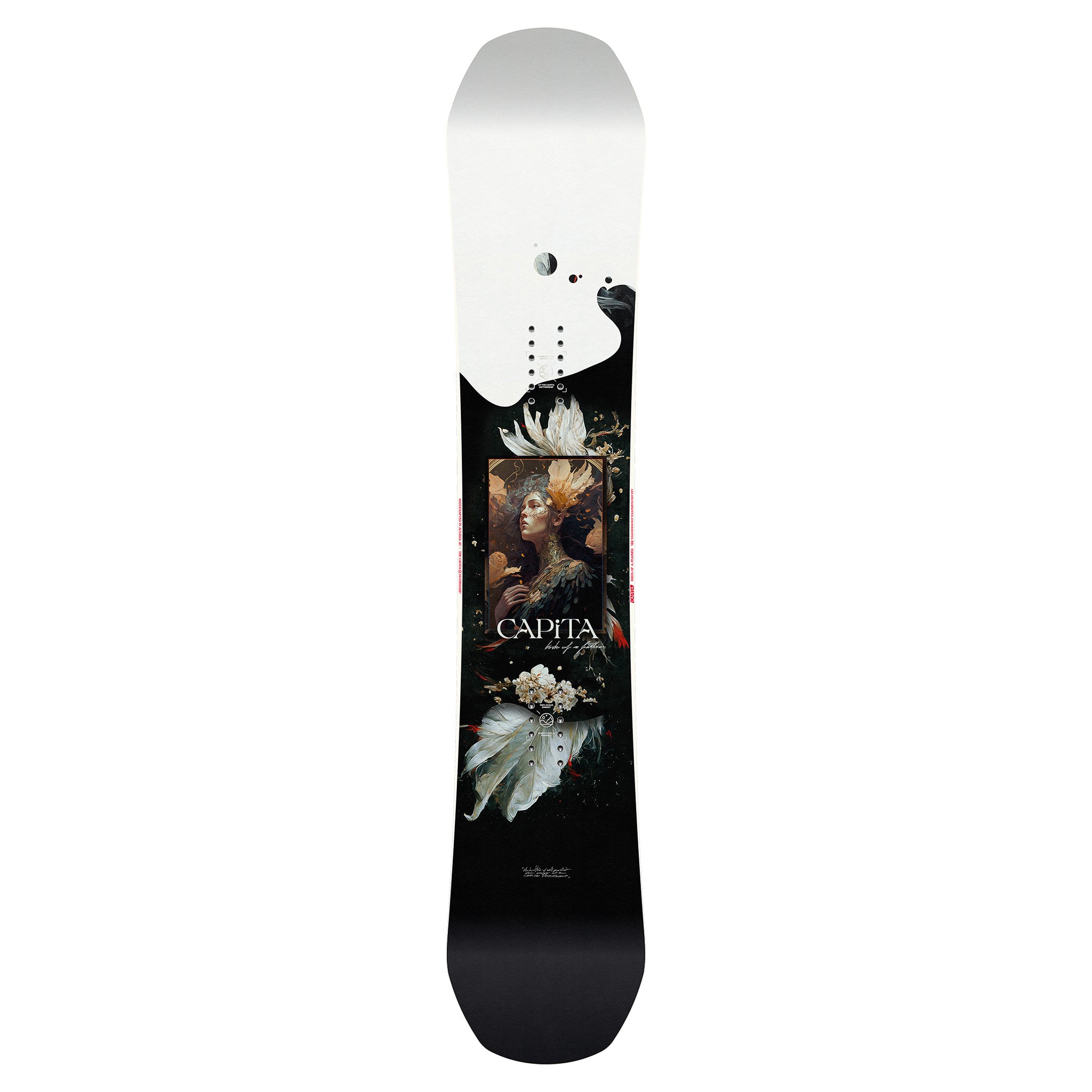 2014 womens capita snowboards Women's Birds Of A Feather Demo Snowboard Featuring camber underfoot for controlled turns and a rockered nose and tail that floats in powder Best Snowboards 2014 capita the