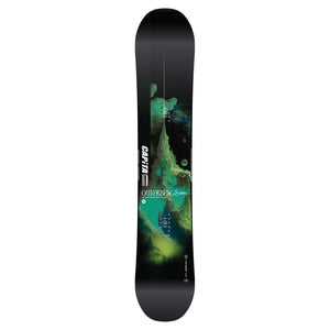 CAPiTA Outerspace Living Snowboard 2025- black/green/white angle 1